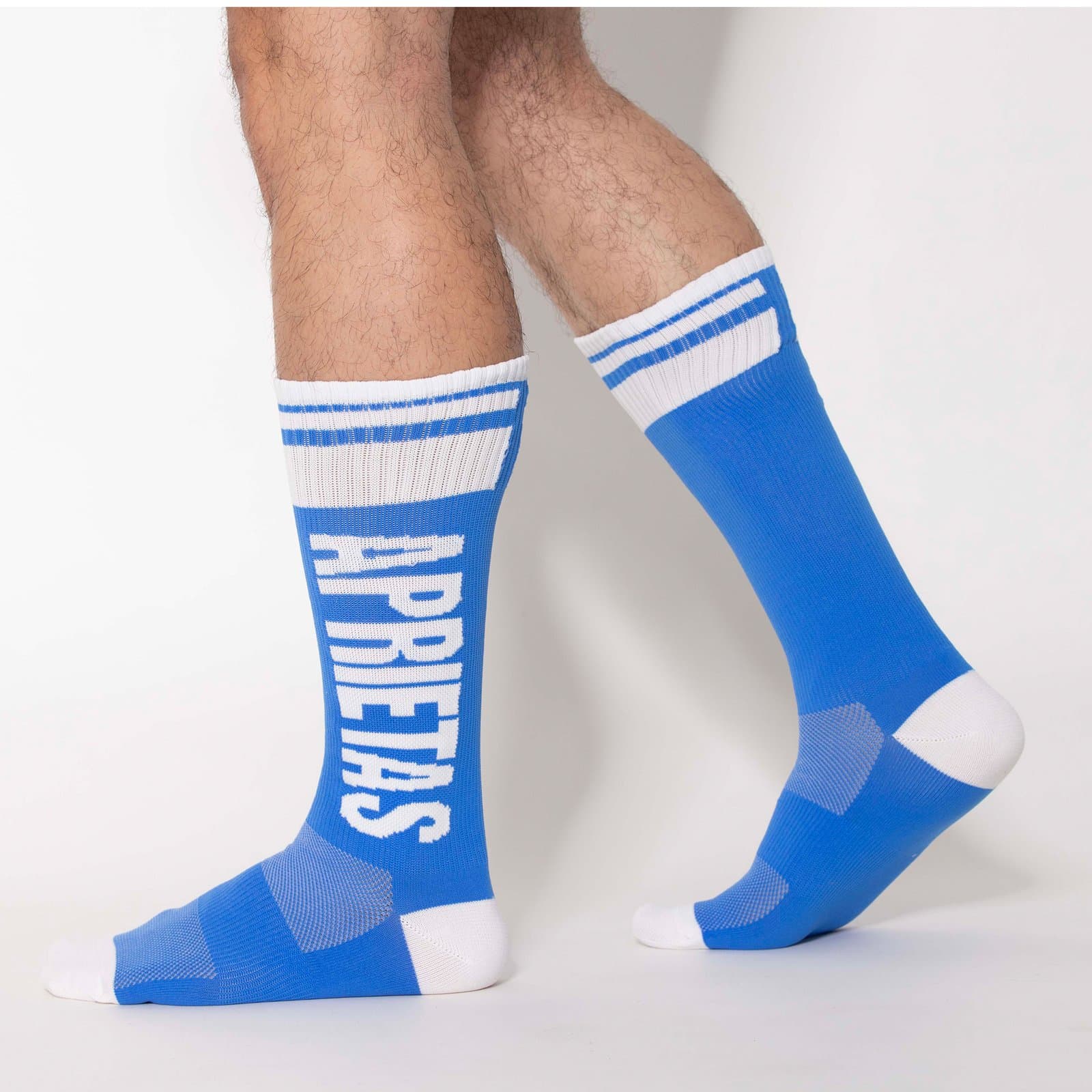 MEDIAS APRIETAS LETTERS AZULES