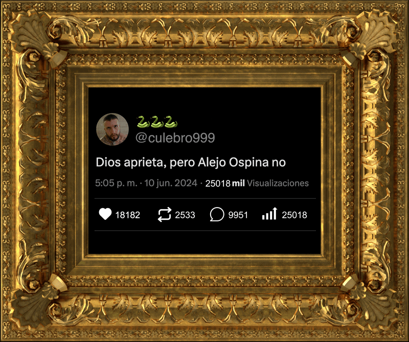 Framed Tweet